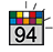 94 - Grund- und Leuchtfarben, sortiert