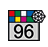 96 - Kristallfarben, sortiert
