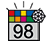 98 - alle Farben, sortiert